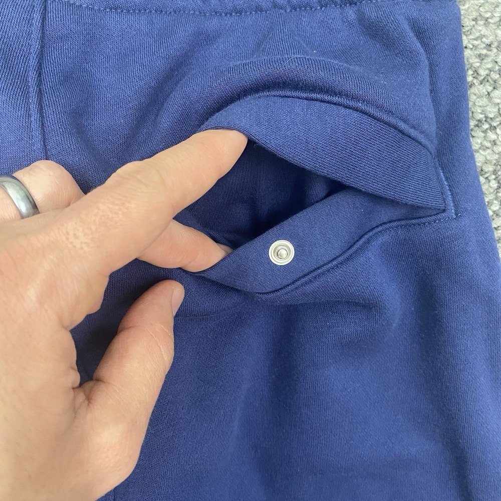 Nike Men's Sportswear Club Fleece open Hem Regular Size S Blue NEW BV2707-410 - Picture 9 of 9